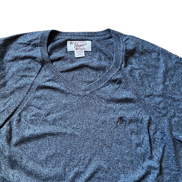 Penguin Men’s Gray Pullover Sweater XL - Picture 3 of 11